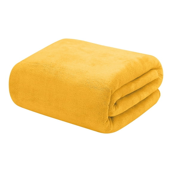 Xoxingysm Blanket 70*140Cm Fashion Solid Soft Throw Kids Blanket Warm Coral Plaid Blankets Flannel , Towel, A Soft Winter Blanket and Bath Towel for Home Use