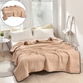 thumbnail image 1 of Xoxingysm Blanket Comfy Sleepers Blanket Comfy Sleepers Ice Blanket Lightweight Breathable Ice Cool Calming Blankets Summer the Cold Blankets for Hot Sleeper, 1 of 5