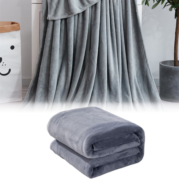 Xoxingysm Blanket This Is A Solid Color Double Velvet Bed Sheet and Blanket with A Physical Towel of 70X100Cm