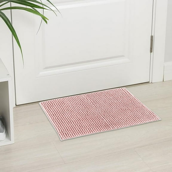 Xoxingysm Carpet Short Wool Plain Color Floor Mat Bathroom Avoid Slipping Short Wool Carpet Rubber Base Doormat Living Room Carpet