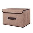 thumbnail image 1 of Xoxingysm Clothes Storage Bins with Lids,Large Capacity Storage Bag,Closet Organizers and Storage, Foldable Storage Containers with Reinforced Handles for Clothing, Blanket, Bedding, Comforter, 1 of 6
