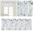 thumbnail image 1 of Xoxingysm Curtain Floral Curtains Kitchen Coffee Curtains Bedroom Rod Curtains Lace Short Curtains Lace Curtains 51 X 16 Inch 1 Panels, 1 of 9