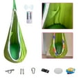 thumbnail image 1 of Xoxingysm Cushion Hanging Children'S Pod Swing Seat Portable Hanging Chair Swing with Inflatable Cushion Hanging Chair Sensory Swing Chair with Bag Max. for Indoor and Outdoor Use, 1 of 9