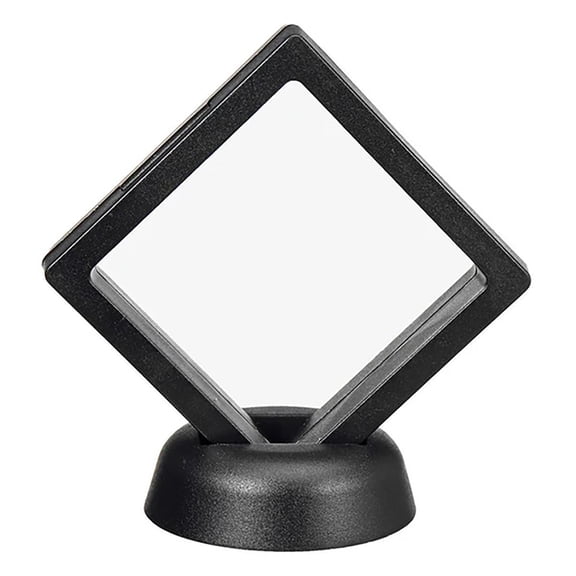 Xoxingysm Desktop Ornament 3D Floating Frame Shadow Box Display Case Coin Box Jewelry Display Case, 1X Jewelry Display Box