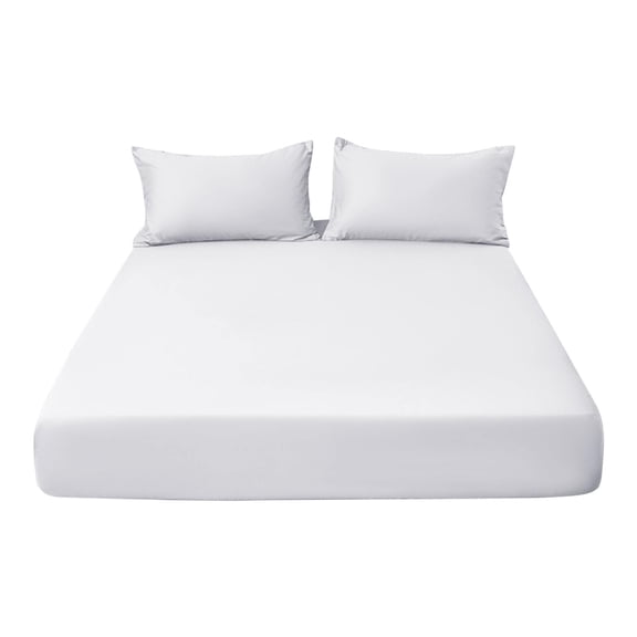 Xoxingysm Fitted Sheets,Deep Pocket Fitted Sheet,Fitted Bottom Sheet Queen Fitted Sheet Solid Color Fitted Bed Sheet Soft Bottom Sheet with 11" Deep Pocket Washed Mattress Cover Fit Bed Sheets