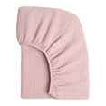 thumbnail image 1 of Xoxingysm Fitted Sheets,Deep Pocket Fitted Sheet,Girl Boy Use Plain Weave Sheets Cotton Sheets Standard and Toddler Matt Compatible 52" X 28" 2 Pack Soft Breathable Mattress Sheets Beige and Bo, 1 of 9