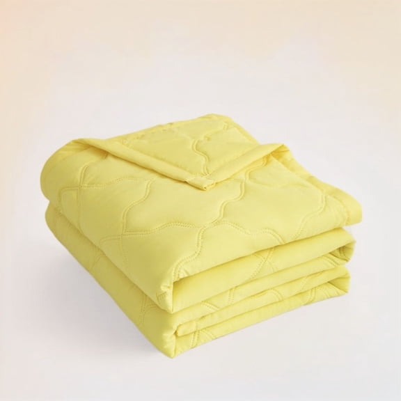 Xoxingysm Four-Piece Set Comforter Queen Size Blankets for Hot Sleepers and Night Blue Summer Comforter for Queen Size Bed Breathable Soft Lightweight Smooth