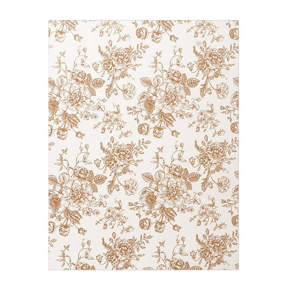 Xoxingysm Gift Wrapping Paper Floral Wrapping Paper Mini Roll White Flowers Gift Wrap Paper for Birthday Wedding Wrapping, A Set of 10 Bouquet Wrapping Papers