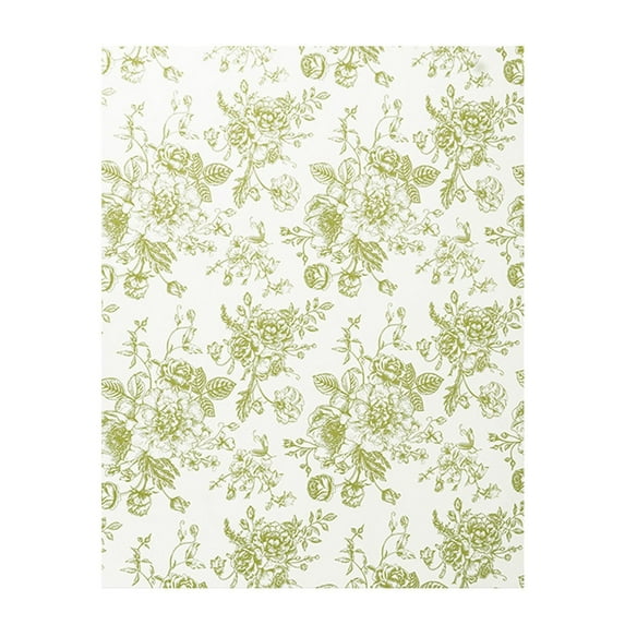 Xoxingysm Gift Wrapping Paper Floral Wrapping Paper Mini Roll White Flowers Gift Wrap Paper for Birthday Wedding Wrapping, A Set of 10 Bouquet Wrapping Papers