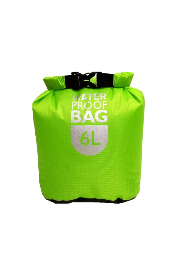 Green 6L,1 X Dry Bag 6L/12L/24L Lightweight Dry Sack for Beach Fishing Kayaking Boating Hiking Camping