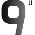 thumbnail image 1 of Xoxingysm Hangs 6 Inch Metal House Number Metal Letters House Address Number House Numbers for Outside Mailbox Numbers for Outside Black Modern Metal Numbers and Letters, Pendant *1, 1 of 7