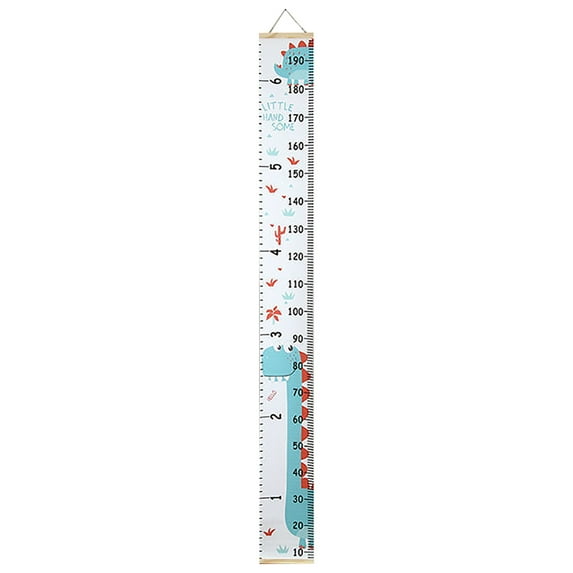 Xoxingysm Hangs Cartoon Baby Kids Growth Chart Record Wood Frame Height Measurement Ruler Wall Sticker Girls Room Wall Decoration, Height Measuring Pendant *1