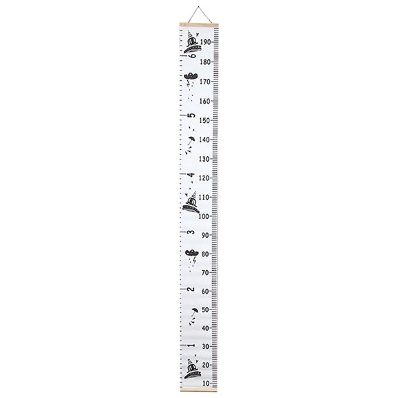 Xoxingysm Hangs Cartoon Baby Kids Growth Chart Record Wood Frame Height Measurement Ruler Wall Sticker Girls Room Wall Decoration, Height Measuring Pendant *1