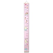 Xoxingysm Hangs Cartoon Baby Kids Growth Chart Record Wood Frame Height Measurement Ruler Wall Sticker Girls Room Wall Decoration, Height Measuring Pendant *1