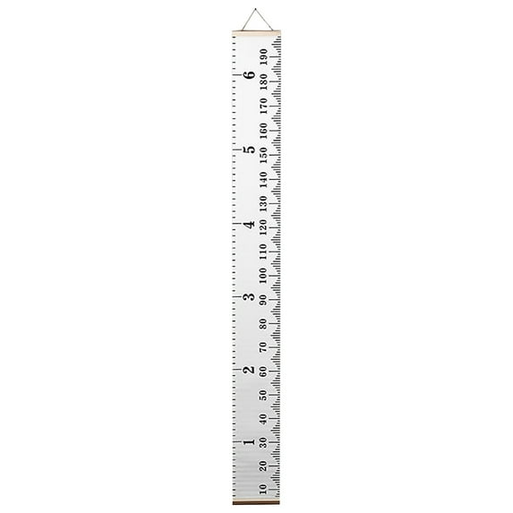 Xoxingysm Hangs Cartoon Baby Kids Growth Chart Record Wood Frame Height Measurement Ruler Wall Sticker Girls Room Wall Decoration, Height Measuring Pendant *1