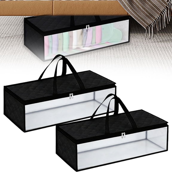 Xoxingysm Home Textile Storage 2 Pack Hat Storage Bag for Baseball Caps Hat Organizer Case Hat Holder Rack with 2 Carry Handles for Closet
