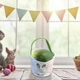 thumbnail image 1 of Xoxingysm Home Textile Storage Easter Basket Holiday Rabbit Bunny Printed Canvas Gift Carry Candy Bag, 1 of 3