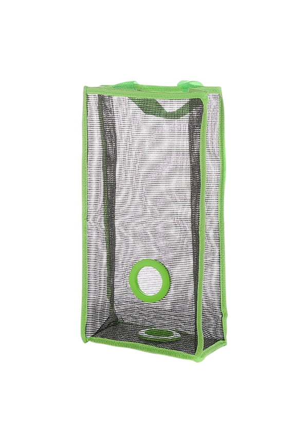Home Textile Storage Hanging Garbage Bag Breathable Mesh Pouch Storage Shopping Bags Packing Kitchen Home Grocery Bag