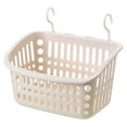 thumbnail image 1 of Xoxingysm Large Home Storage Basket Apricot,Plastic Hanging Shower Basket with Hook for Bathroom Kitchen Storage Holder, 1 of 1