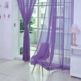 thumbnail image 1 of Xoxingysm Light Filtering Curtains,Sheer Curtain,Semi Transparent Voile Rod Pocket Sheer Window Drapes Treatment for Kitchen, Bedroom Living and Children Room, 1 of 2
