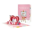 thumbnail image 1 of Xoxingysm Love Cats 3D Valentines Day Card for Her Up Anniversary Cards for Wife Birthday Cards Popup Wedding Cards Include Envelope., 1* Greeting Card, 1 of 9