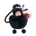 thumbnail image 1 of Xoxingysm Lovely Simulation Plush Squint Doll Valentine'S Day Rose, 1X Keychain, 1 of 2