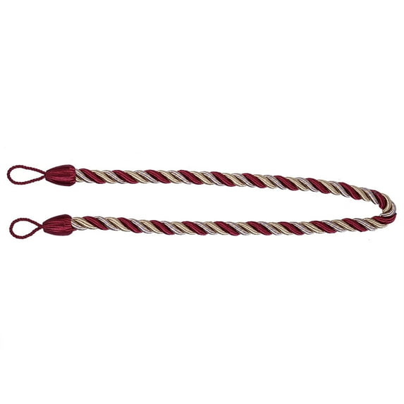Xoxingysm Pastoral Curtain Tassel Tie Rope Red S5,Ropes Tie Backs for Window Curtain Cord Buckle Tiebacks Braided Tie Backs