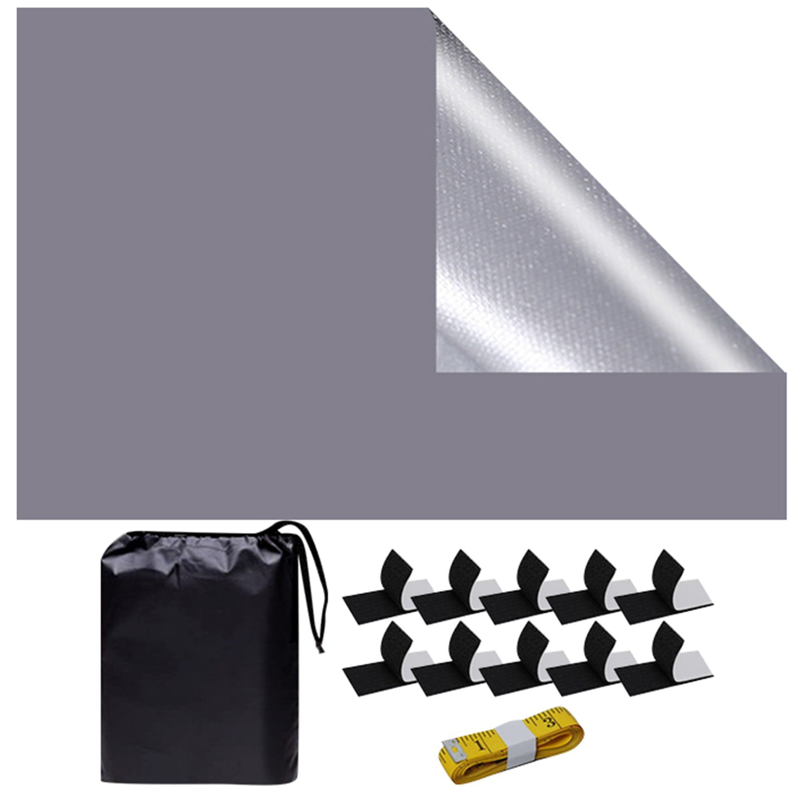 Xoxingysm Portable Blackout Curtains,Blackout Shades, Blackout Blinds,No Drill Window Shades Blackout Window Cover Temporary Blackout Shades Film for Windows Nursery Dorm Room Travel