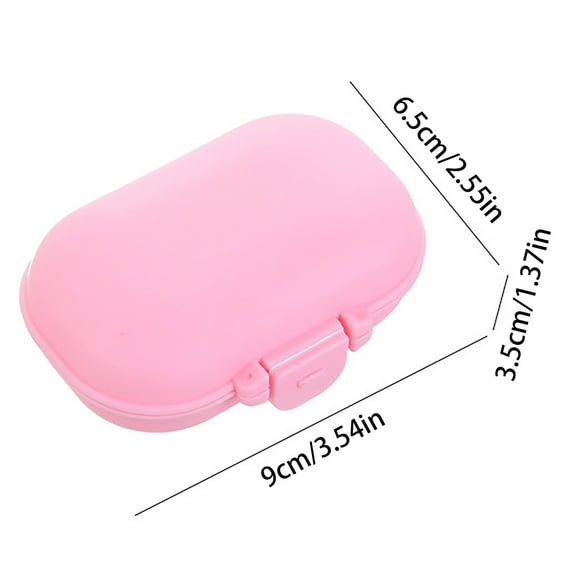 Xoxingysm Portable Mini Four-Compartment Storage Pill Box Gray,Daily Portable 4-Compartments Travel Medicine Organizer Moisture Proof Small Medicine Box for Pocket Purse