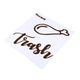 thumbnail image 1 of Xoxingysm Stickers Recycle Trash Sticker Logo Sign Decal Adhesive Trash Decal, 1 Sticker, 1 of 9