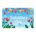 thumbnail image 1 of Xoxingysm Valentine'S Day Banner Happy Valentine'S Day Background Cloth Banner Valentine'S Day Party Flag Decoration Articles 90*150Cm/35.4*59In, 1X Banner, 1 of 9