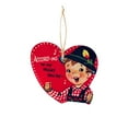 thumbnail image 1 of Xoxingysm Valentine'S Day Heart Ornaments Wooden Hanging Ornament Sweet Heart Shaped Embellishments Vintage Valentine'S Day Hanging Gift for Valentine'S Day Wedding Party Decorations, 1X Pendant, 1 of 8