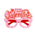 thumbnail image 1 of Xoxingysm Valentine'S Day Party Glasses Decorative Supplies Love Love Glasses Frame Dress Up Holiday Party Photo Props, 1× Party Glasses, 1 of 5