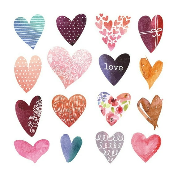 Xoxingysm Valentine'S Day Wall Sticker Love Window Sticker Refrigerator Sticker Decoration, 1Set of Wall Stickers