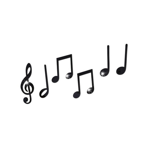 Xoxingysm Wall Stickers Removeable Vinyl Art Musical Note Wall Sticker Wall Home Decor Mural Diy Decals, 1X Wall Sticker