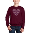 thumbnail image 1 of Xoxo Heart - Boy's Word Art Crewneck Sweatshirt, 1 of 3
