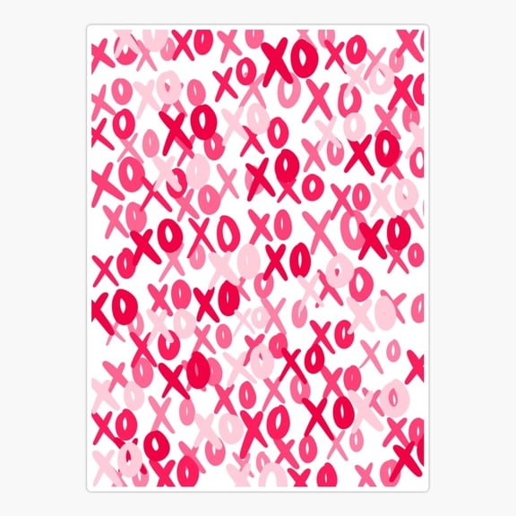 Xoxo Love And Hugs Romantic Sticker