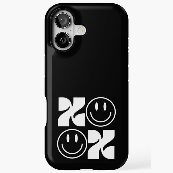 Xoxo Smiley Face Hugs Kisses Art Phone Case 17 16 15 14 13 12 11 Pro Max