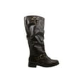 thumbnail image 1 of Xoxo Womens Minkler Round Toe Knee High Fashion Boots, Brown, Size 11.0, 1 of 5