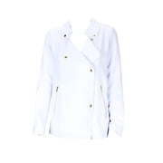 Xoxo Womens White Textured Jacket S