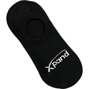 Xpand Laces Cushioned No-Show Casual Socks - Large - Black