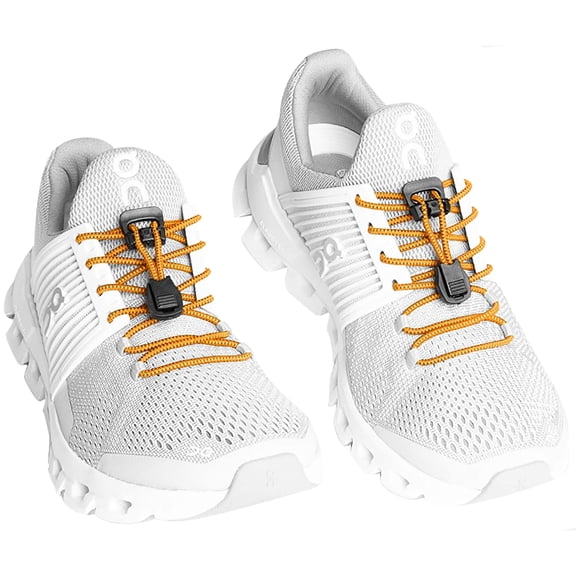 Xpand Laces No-Tie Quick-Release Elastic Shoelaces - Neon Orange