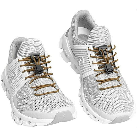 Xpand Laces No-Tie Quick-Release Elastic Shoelaces - Solid Brown