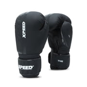 Xpeed Matt PU Boxing Glove Black Matt 12oz
