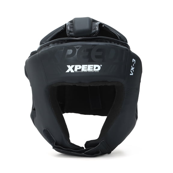 Xpeed Matt PU Head Guard Black Matt S/M