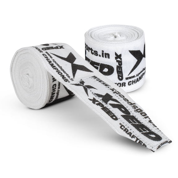 Xpeed Nylon Handwrap Printed White / Black 4Mtr.