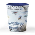 thumbnail image 1 of Xplorer Maps Alaska Inside Passage Map Ceramic Shot Glass, BPA-Free - For Office, Home, Gift, Party - Durable and holds 1.5 oz Liquid, 1 of 2