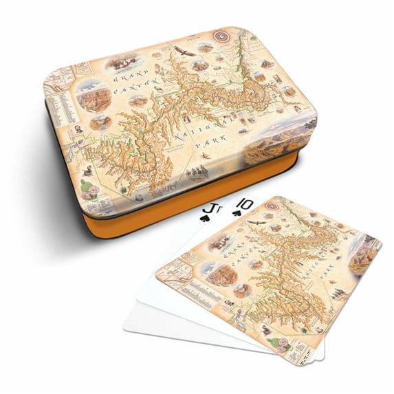 Xplorer Maps PLCD_GCNP Grand Canyon National Park Map Playing Cards ...