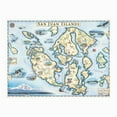 thumbnail image 1 of Xplorer Maps MAP_SJI San Juan Islands Hand-Drawn Map, 1 of 1