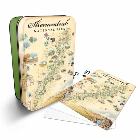 Xplorer Maps PLCD_SHNP Shenandoah National Park Map Playing Cards